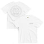 Ollin Aztec T-shirt in white colorway front view